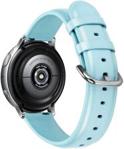 Xgsm Skórzany Pasek 20mm do Samsung Galaxy Watch Active 2 Baby Blue Niebieski