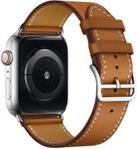 Xgsm Skórzany Pasek do Apple Watch 1/2/3/4 (42/44MM) Brown Brązowy