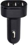 xqisit Ładowarka samochodowa Car Charger 3xUSB/5,8A Czarny