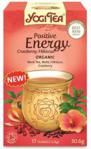 Yogi tea herbata pozytywna energia żurawinowo-hibiskusowa bio ekspresowa 17x1,8g