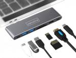 Zenwire ADAPTER 7w1 USB C Thunderbolt 3.0 HDMI 4K/USB/SD
