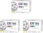 Zestaw ENTitis Baby dla niemowląt powyżej 6 miesiąca i dzieci smak bananowy 3 x 30 sasz