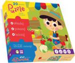 Zielona Sowa Puzzle 20El. Owoce I Warzywa