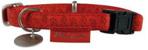 Zolux Muscat Obroża regulowana Mac Leather 10mm czerwona (522030RO)