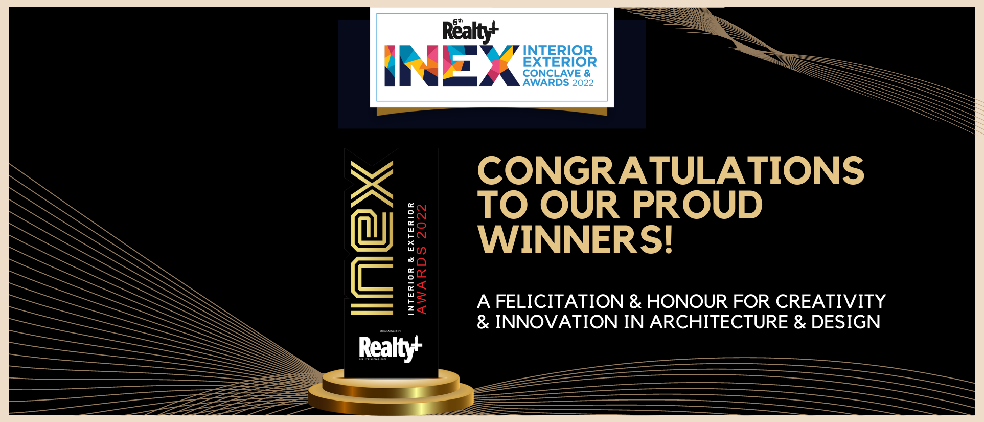 Indian & Global Design Experts Converge at 6th Realty+ INEX Conclave & Awards 2022