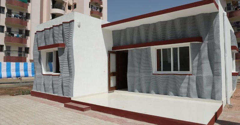 First-ever 3D Printed Houses In Gandhinagar for Soldiers