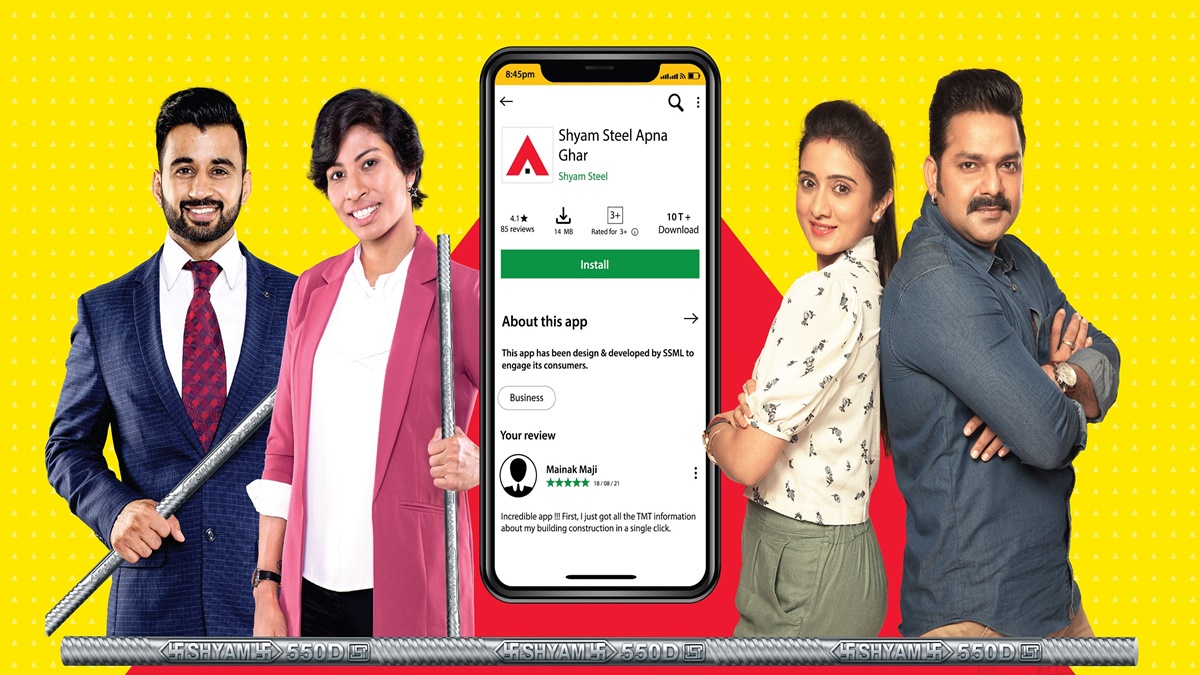 Shyam Steel Launches ‘Apna Ghar’ Campaign Promoting Apna Ghar App