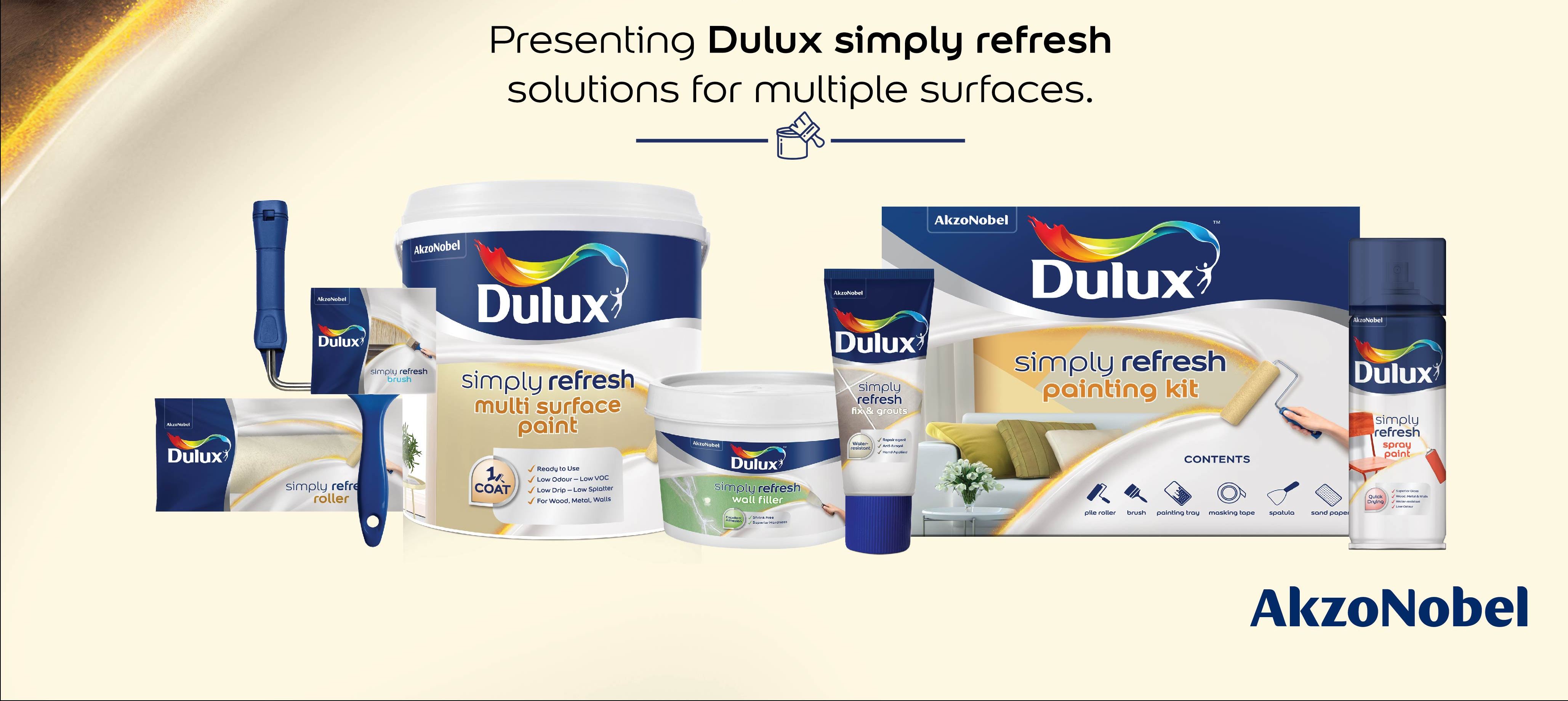 Akzonobel India Launches DIY Products for Multiple Surfaces