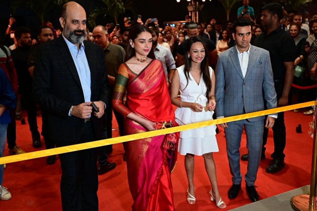 Dosti Eastern Bay Grand Entrance Lobby Inaugurated By Actress Aditi Rao Hydari