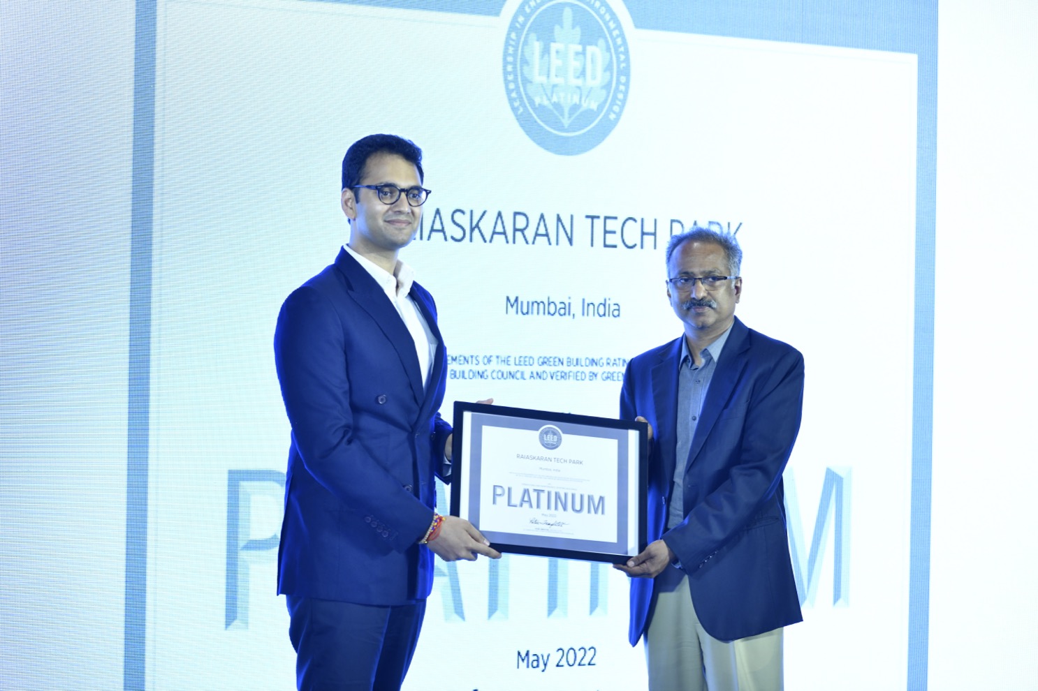 Raiaskaran Tech Park Receives the LEED Platinum Certification