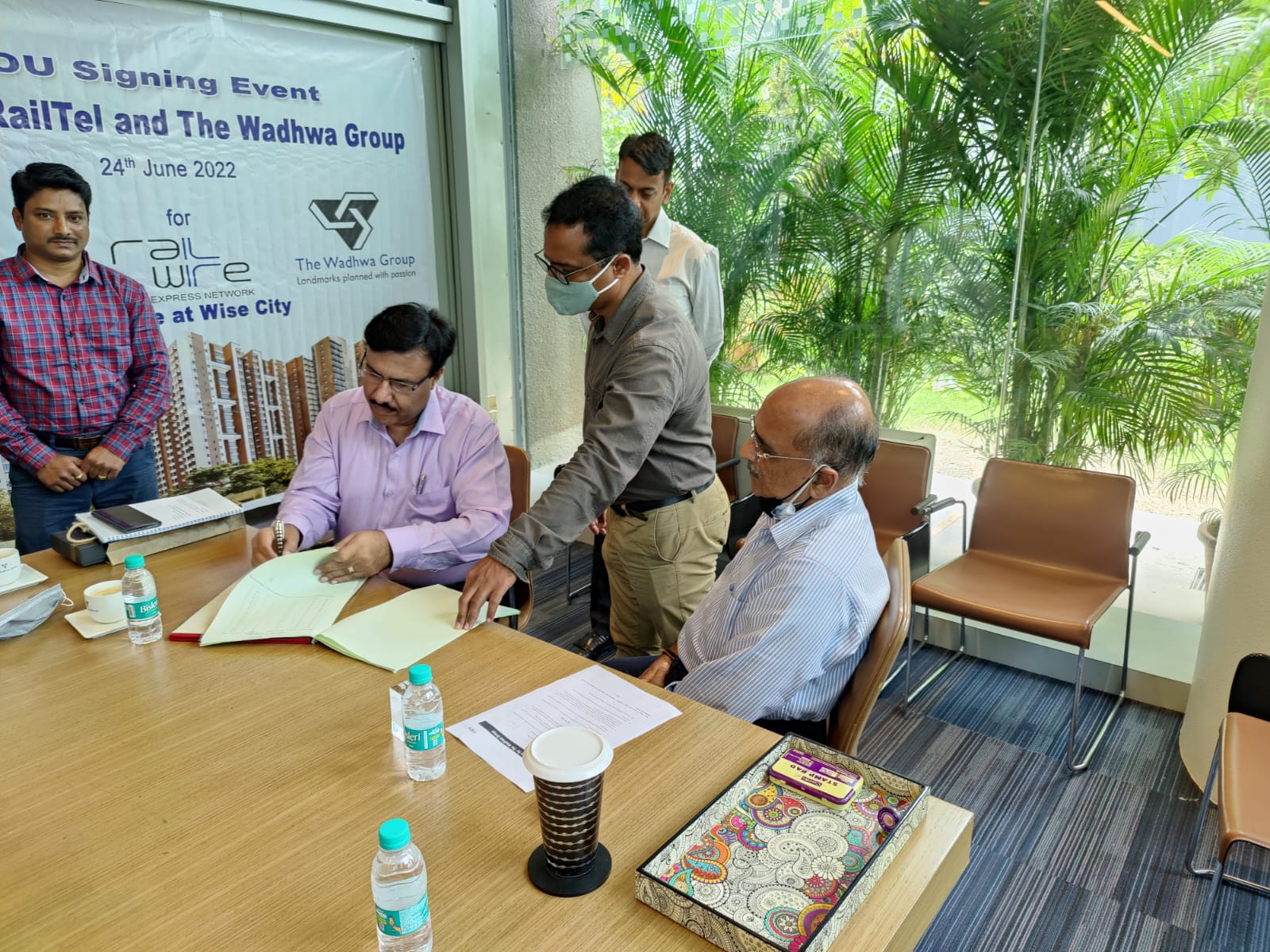 The Wadhwa Group Partners with RailTel Corp for Wired Infra at Wadhwa Wise City