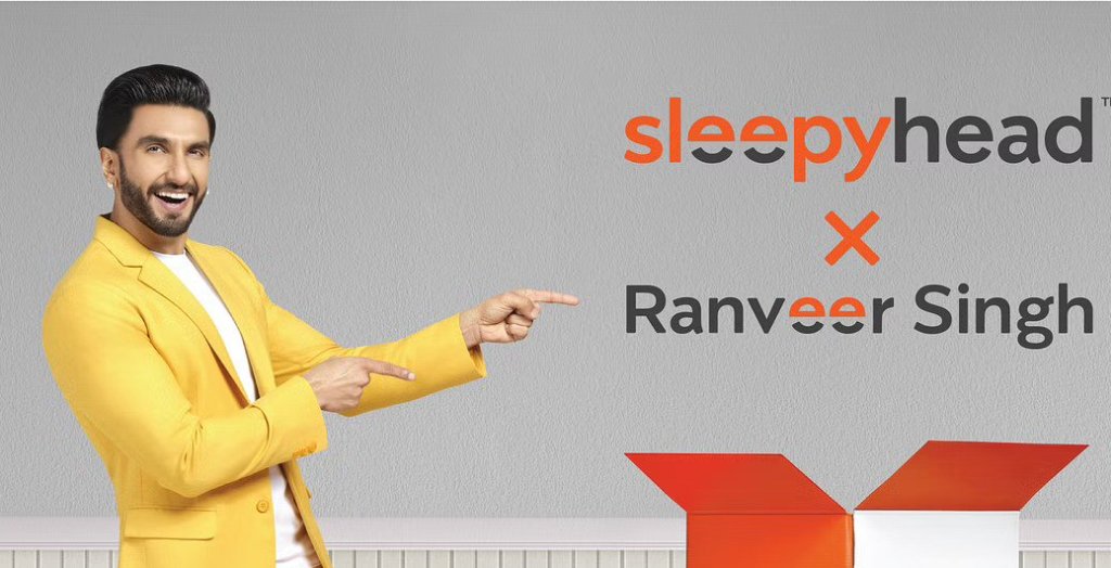 D2C Brand Sleepyhead Announces Ranveer Singh As Its Brand Ambassador