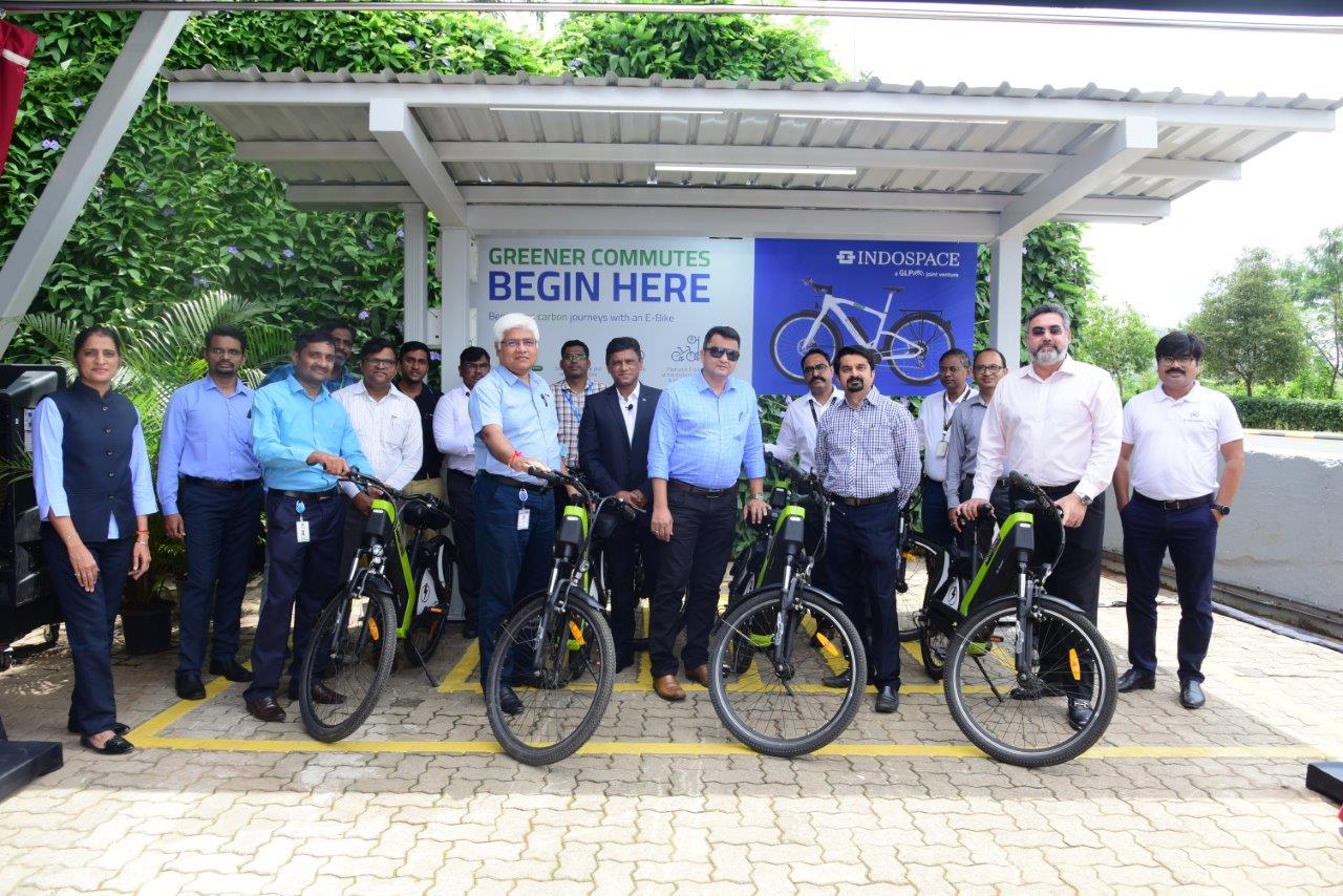 IndoSpace Introduces E-Bikes In Chakan Industrial Park