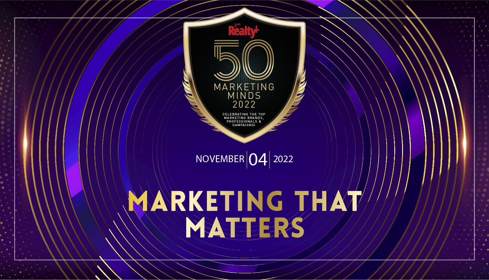 Join Tomm: The Marketing Mavericks at Realty+ Top50 Marketing Minds Conclave & Awards 2022