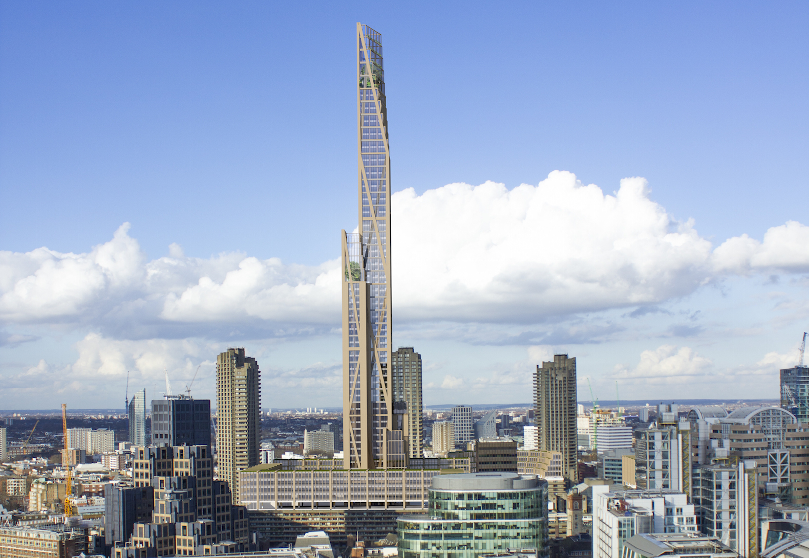 Plans for London's Largest Timber Building Unveiled