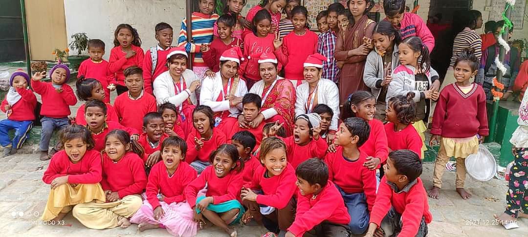 Omaxe Foundation Celebrated Christmas with Underprivileged Children