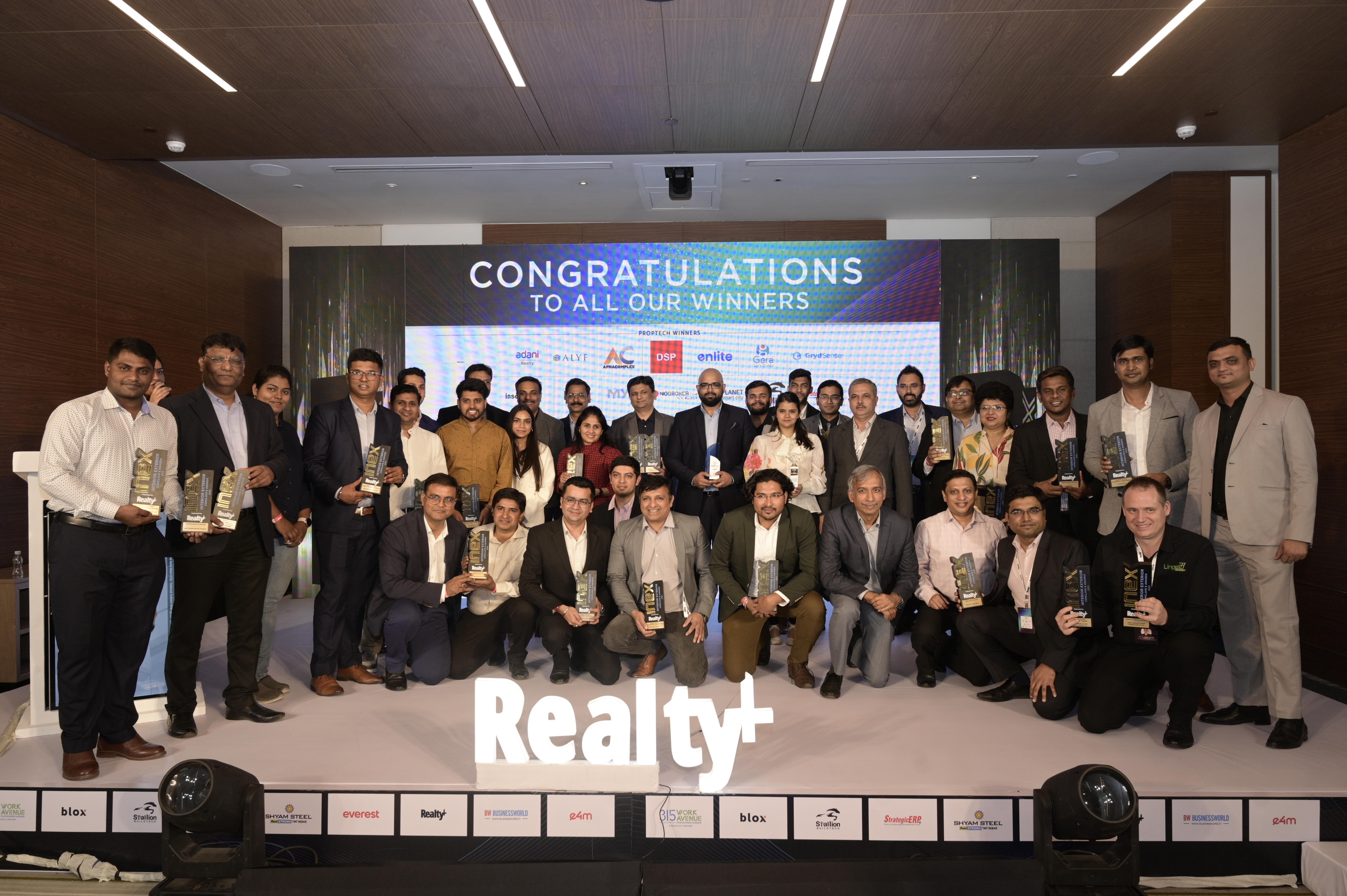 Realty+ Grand Finale of the Event Showcasing Finest of Technology, Design & Spaces