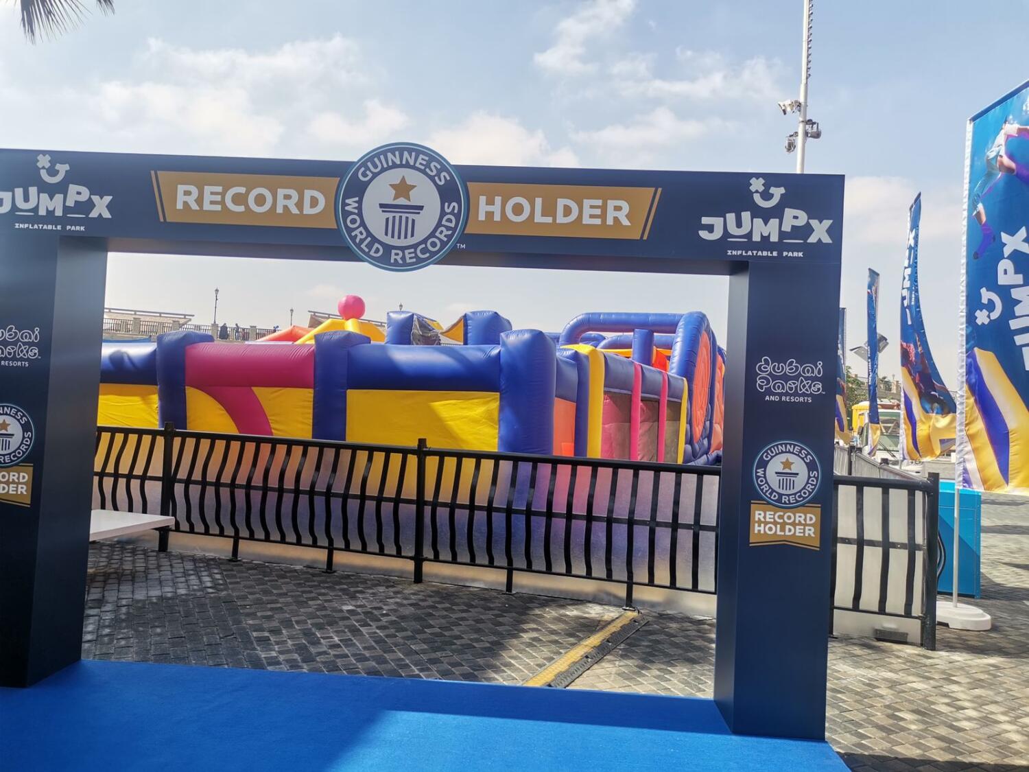 Dubai Opens World’s Largest Inflatable Park Setting a Guinness Record