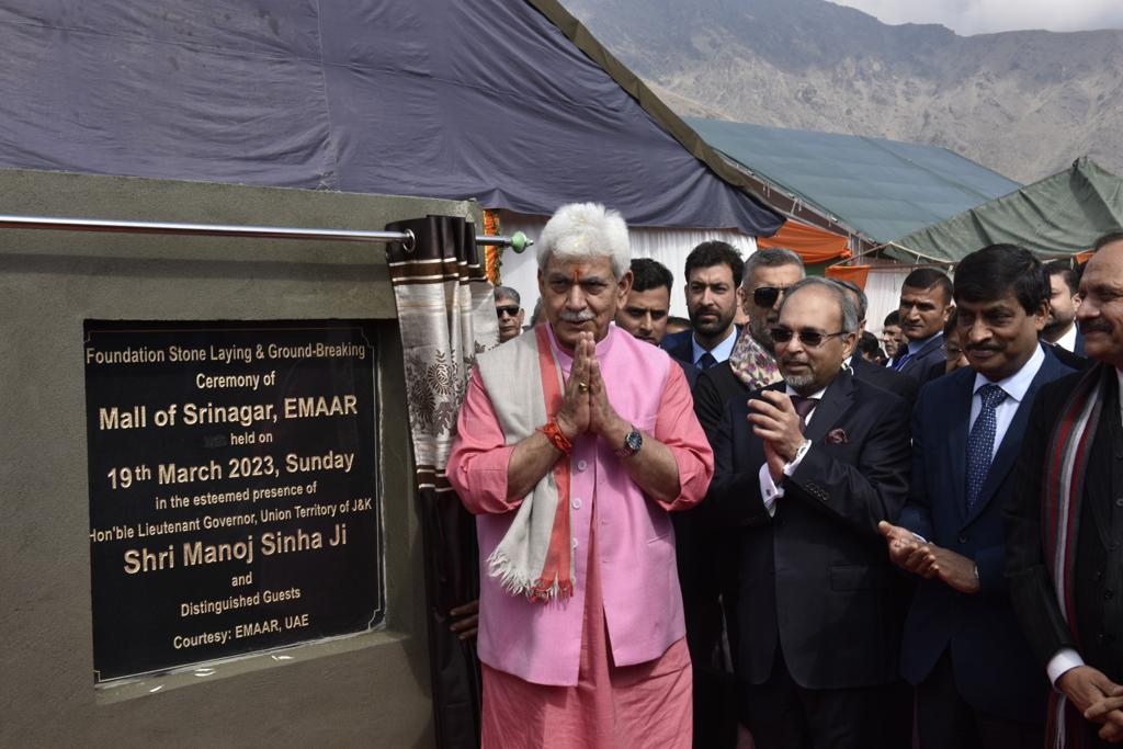 Foundation Stone Laid For J&K’s First International Mall by Emaar