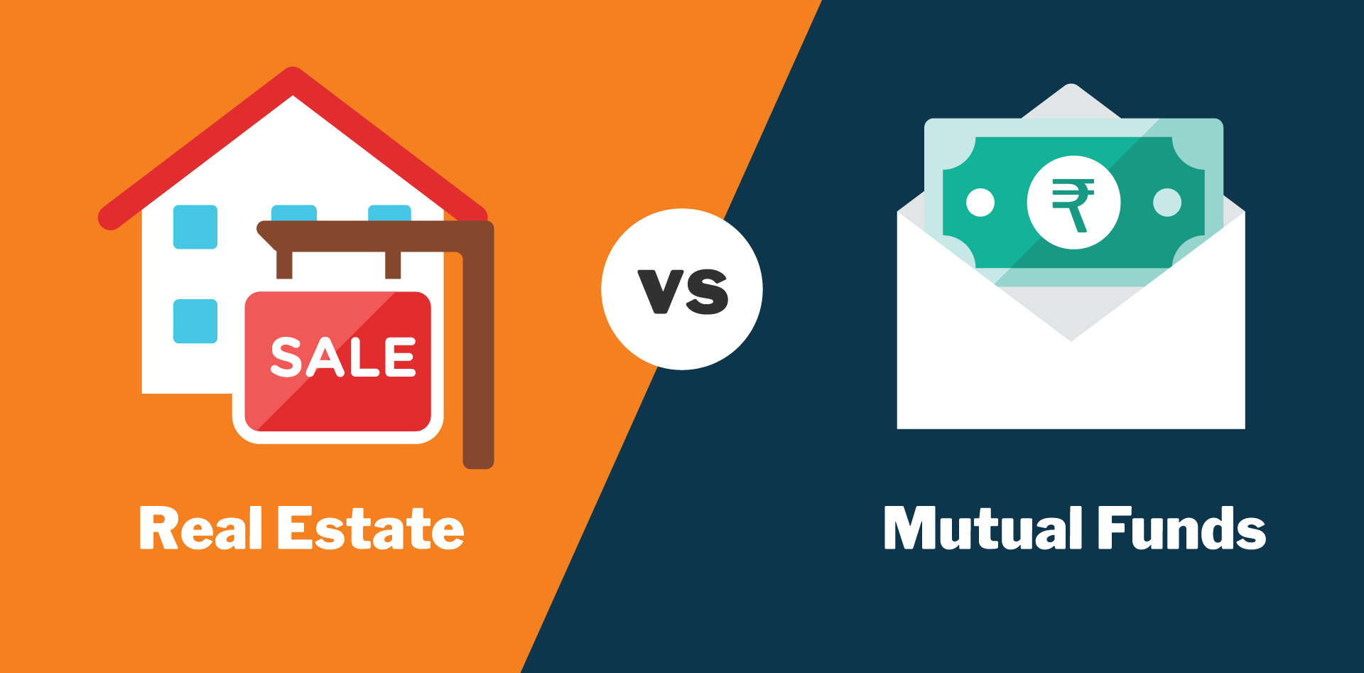 REAL ESTATE VS MUTUAL FUNDS