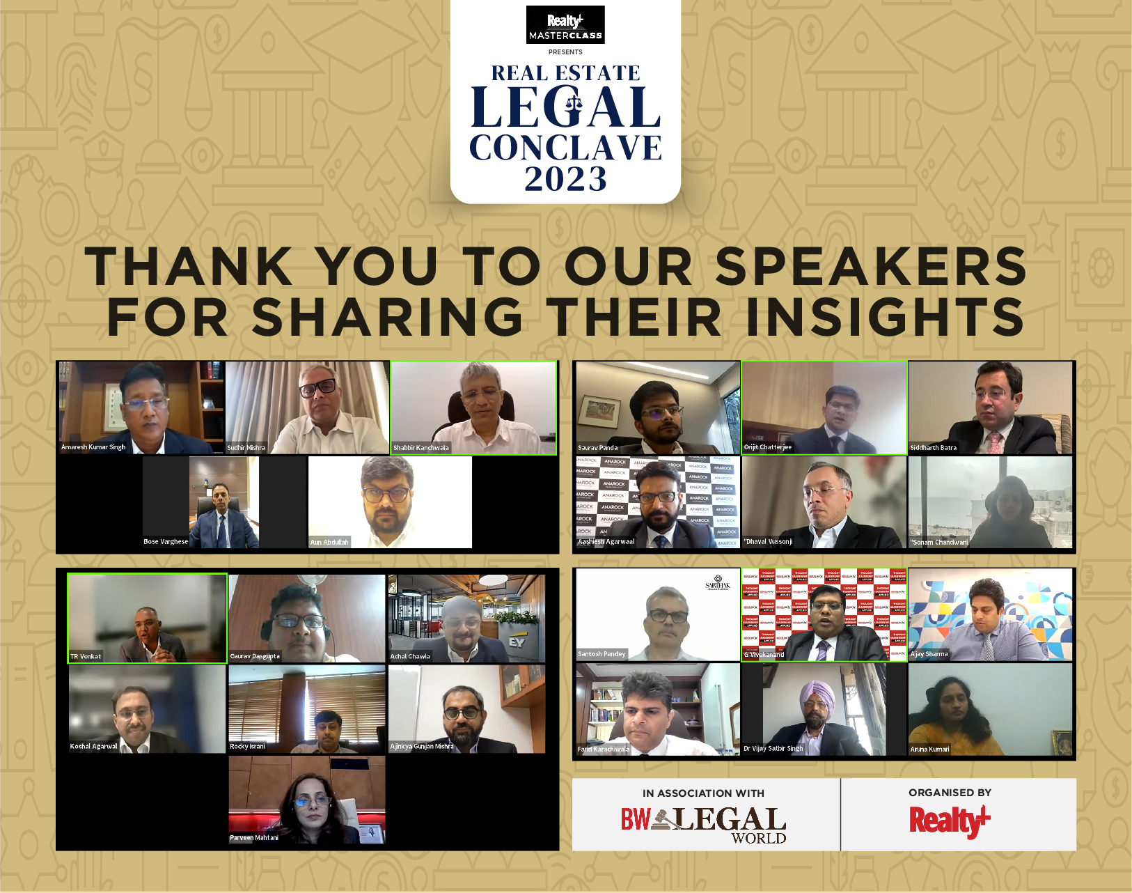 Legal Luminaries Gather at 1st Realty+ Real Estate Legal Conclave - 2023