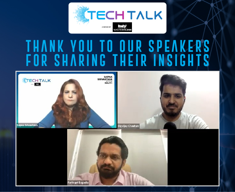 Realty+ Masterclass ‘Tech Talk’ Features Experts on Digital Transformation in RE