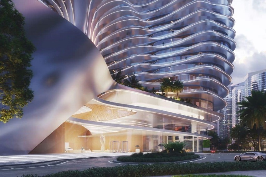 Design Revealed for Bugatti’s First Residential Skyscraper in Dubai