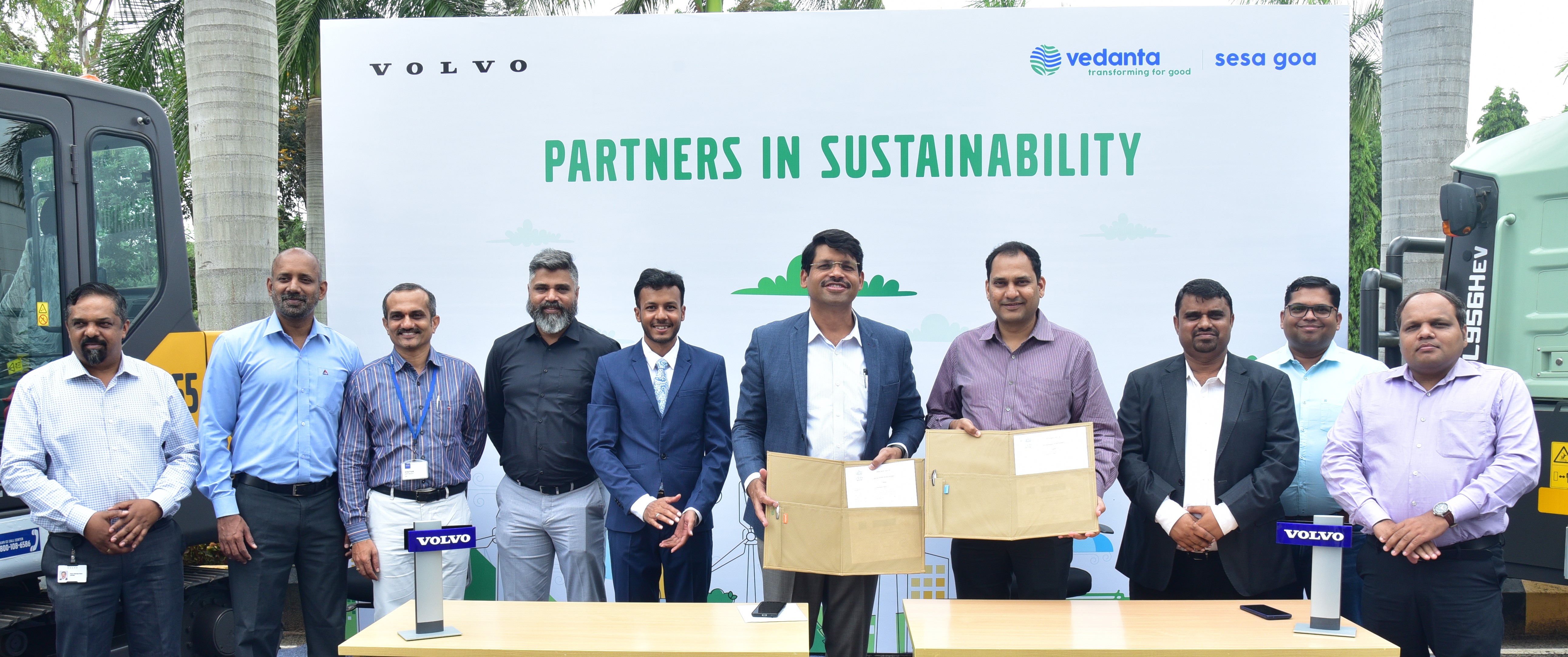 Volvo CE MoU with Vedanta Iron Ore Karnataka for Power Solutions