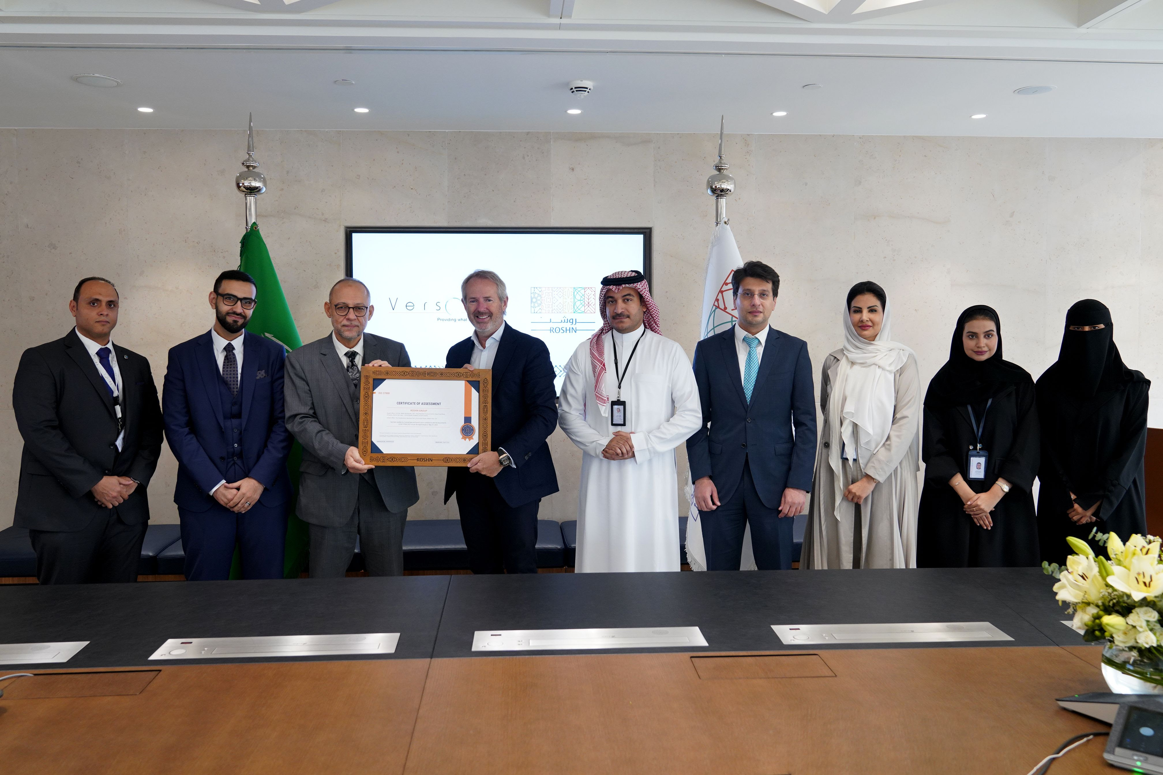 ROSHN Group GCC’s 1st Developer to Secure ISO 9001 Quality Management