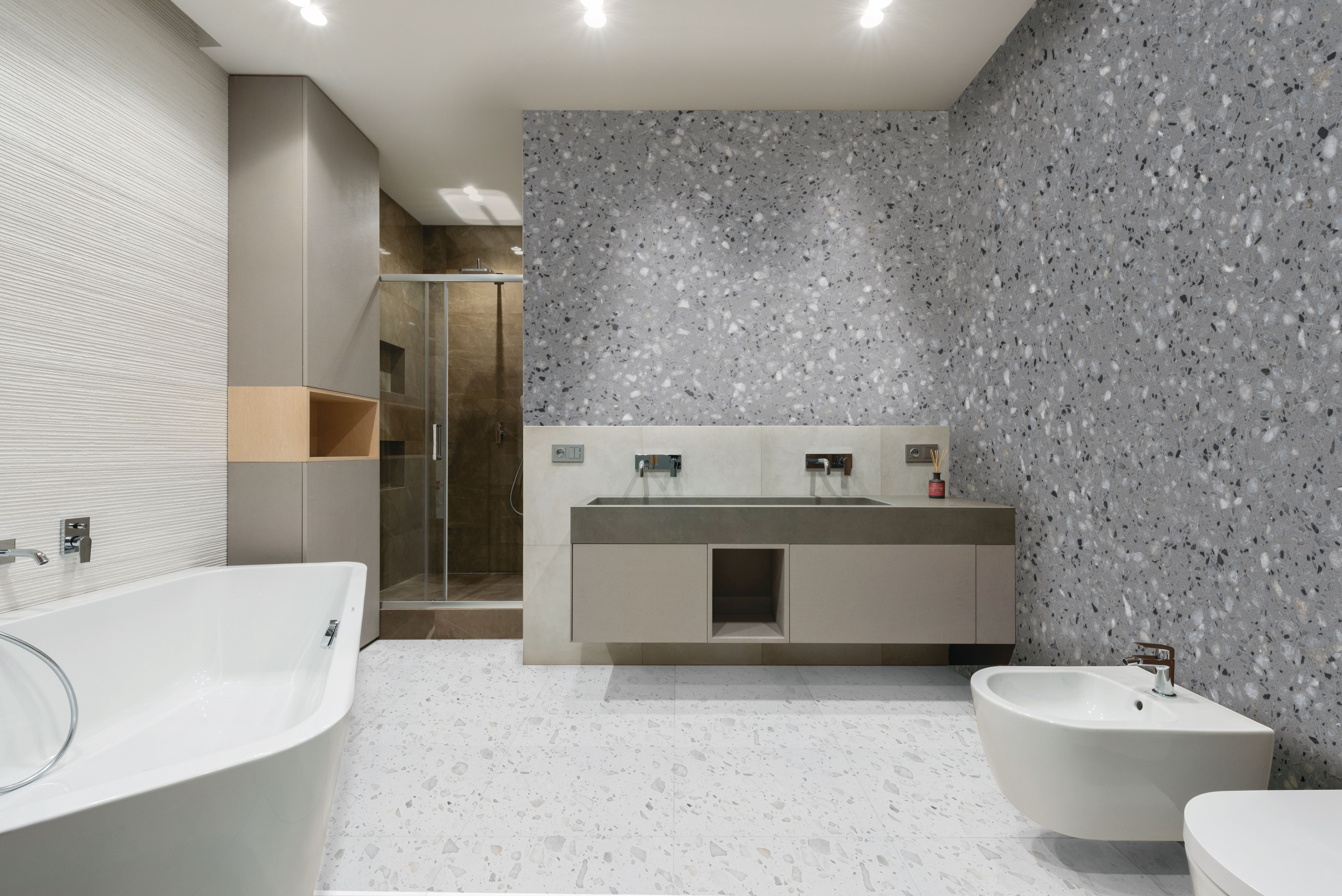 CMC Unveils Terrazzo Range – Greta Grey & Colosseo