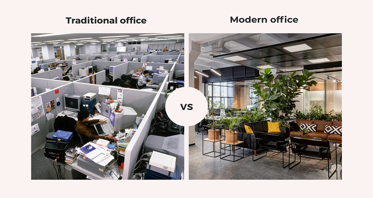 BUSINESSES FAVOUR MODERN OFFICES OVER TRADITIONAL SETUPS