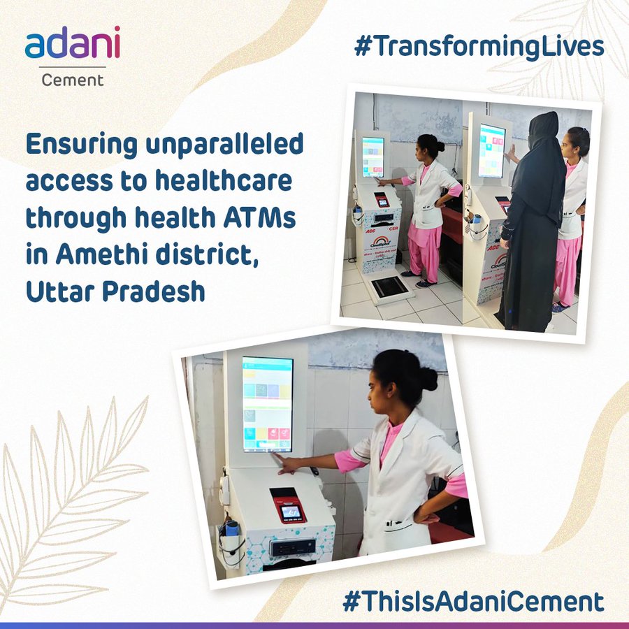 ACC’s Innovative Health ATMs in Amethi, Uttar Pradesh