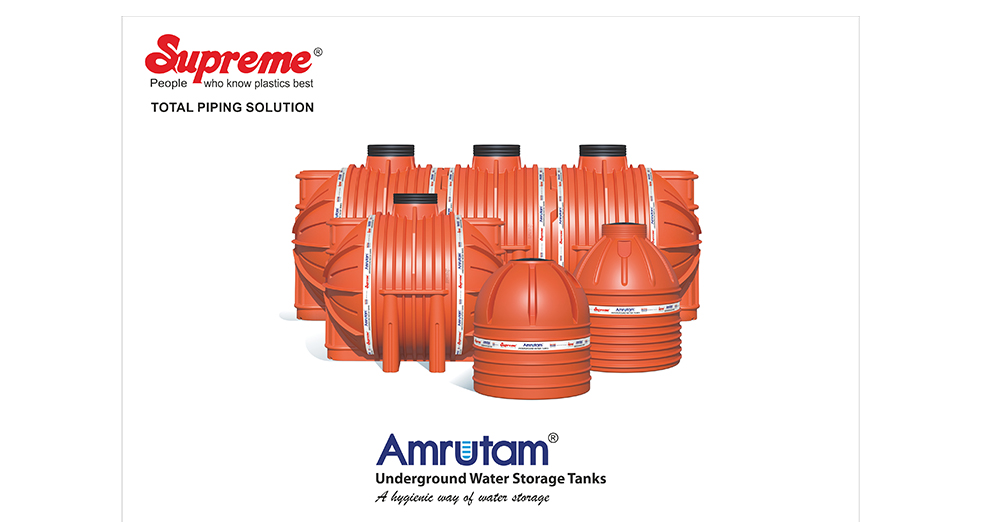 AMRUTAM : Underground Water Storage tanks - A hygienic way of water storage