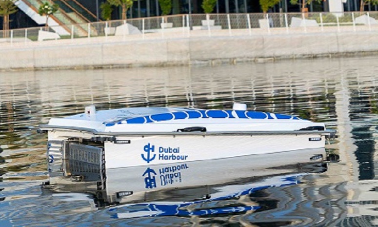 UAE’s First Ever Floating Waste Collector Drone