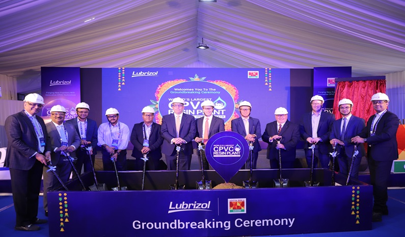 Lubrizol &Grasim Industries Break Ground On World’s Largest CPVC Resin Plant