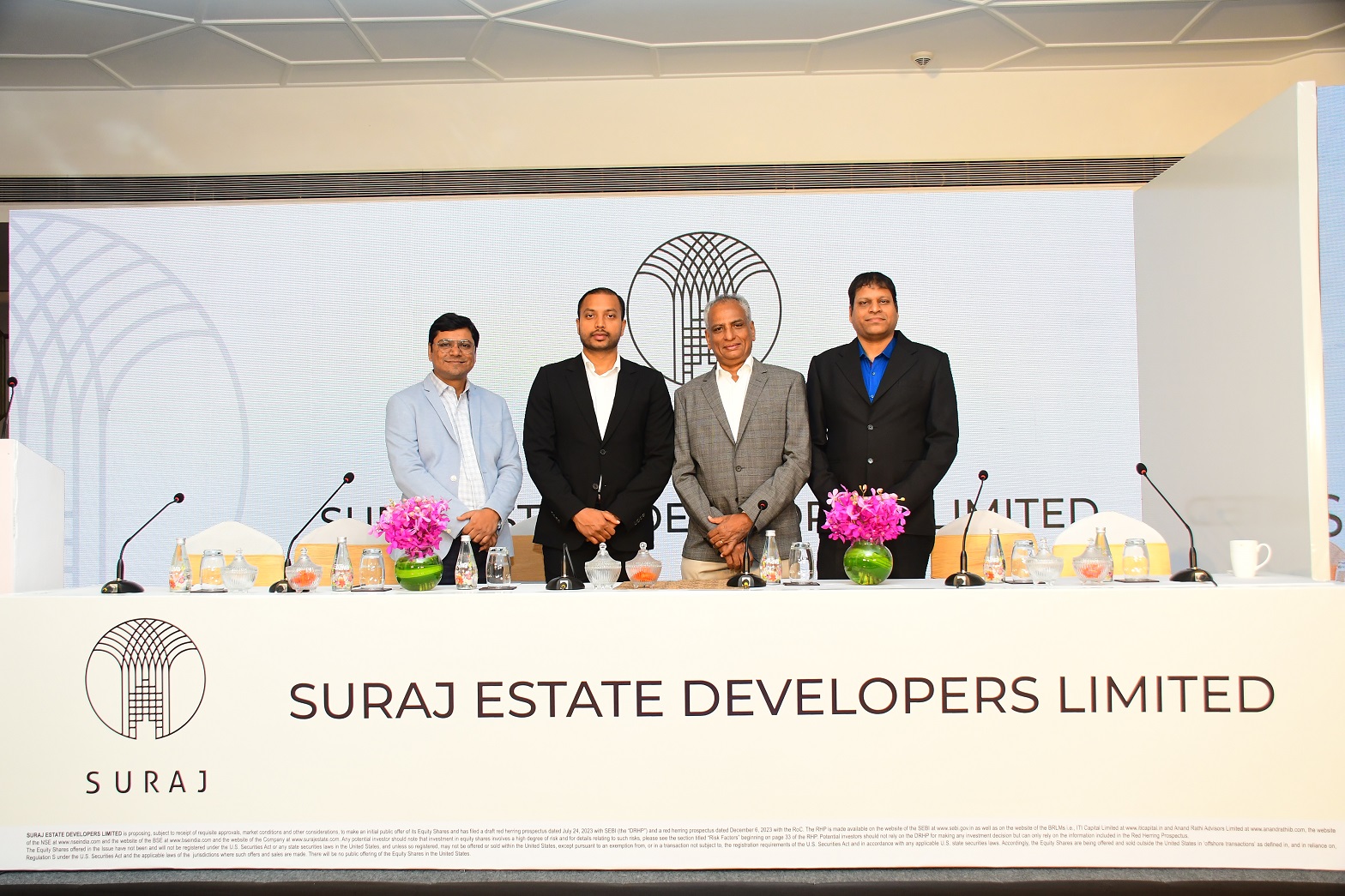 Suraj Estate Developers Ltd’s IPO Sets Price Band 340 - 360 Per Equity Share
