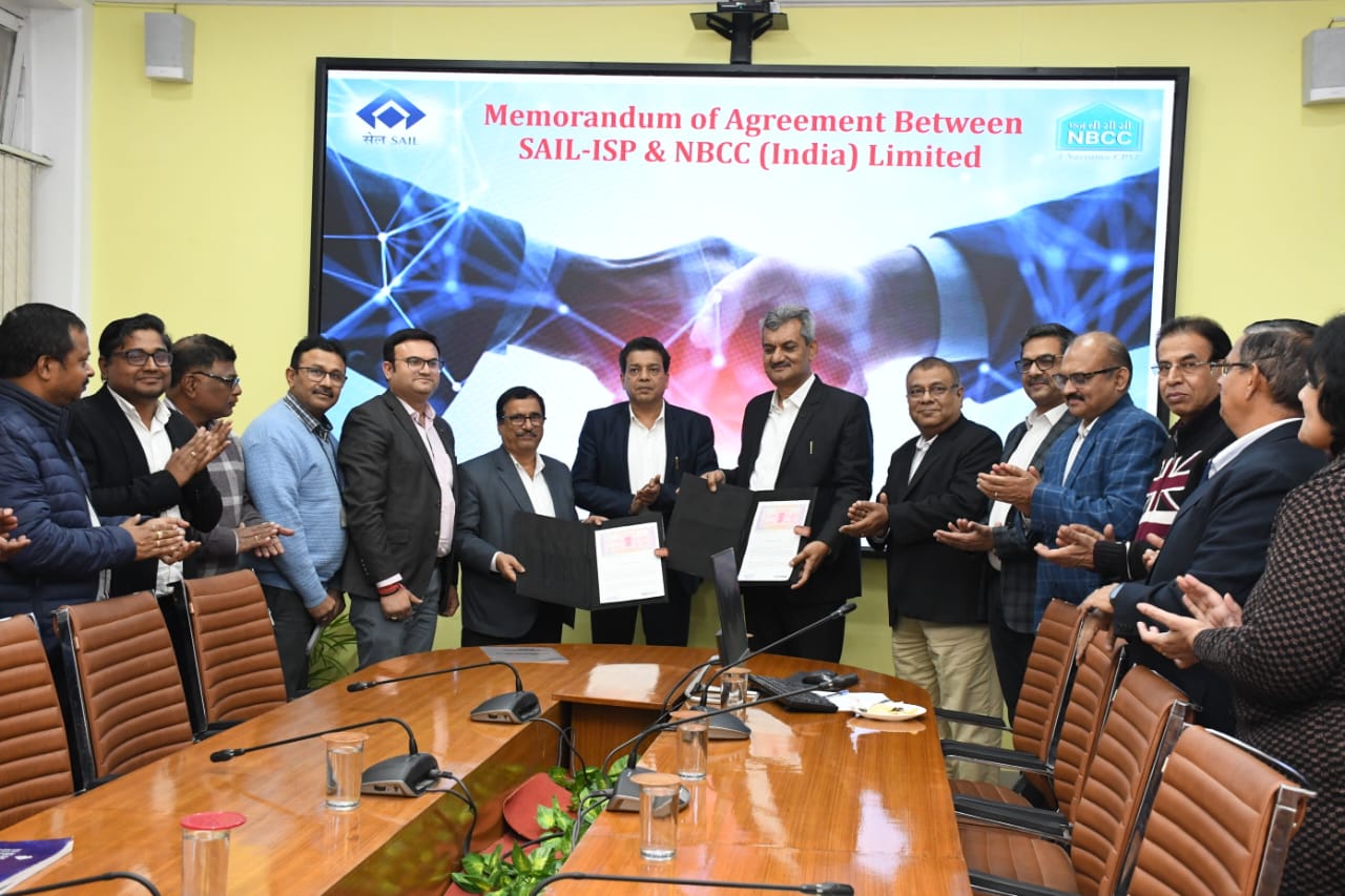 NBCC Signed MoU With SAIL ISP In West Bengal