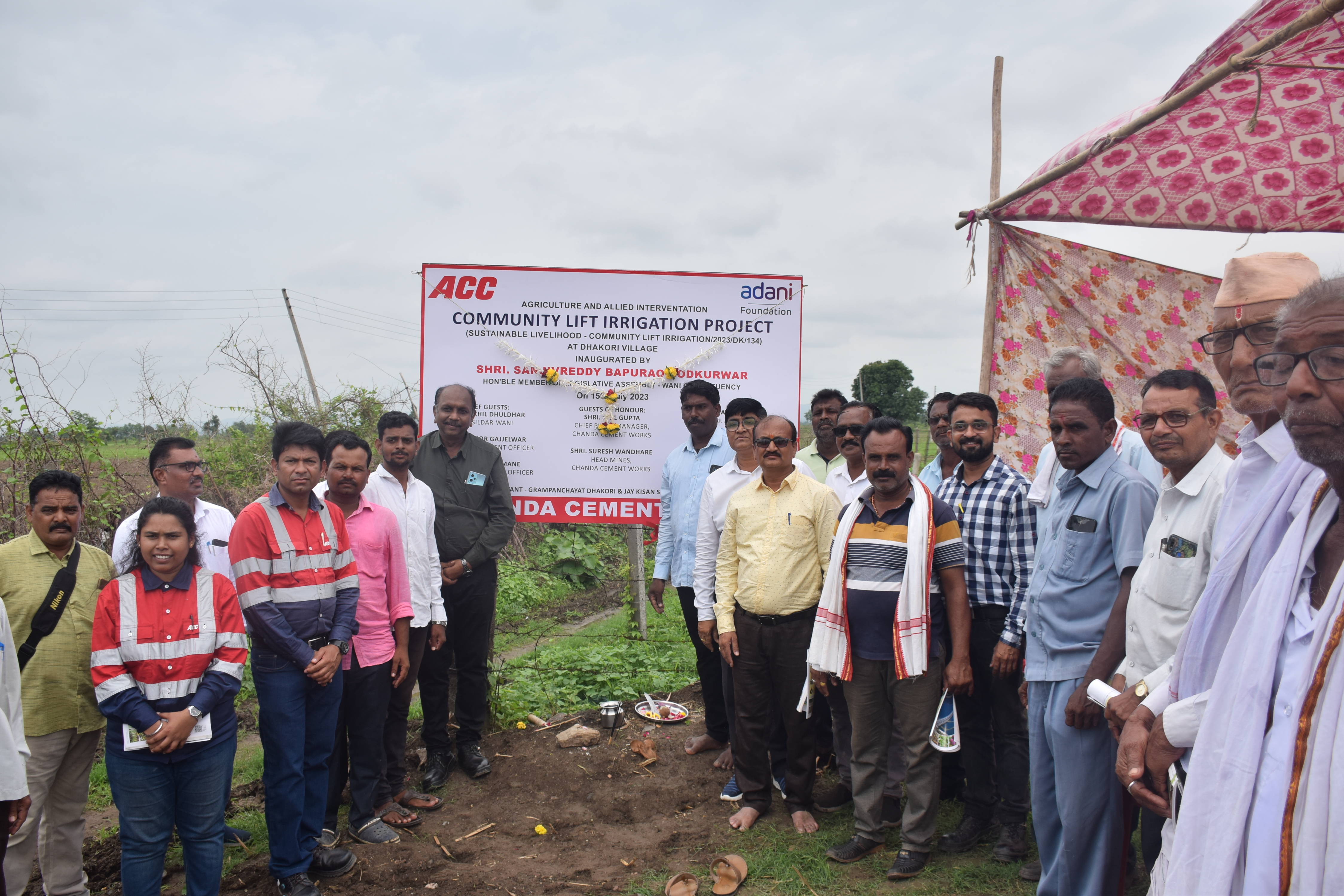 ACC’s Lift Irrigation Scheme In Dhakori Village Maharashtra  