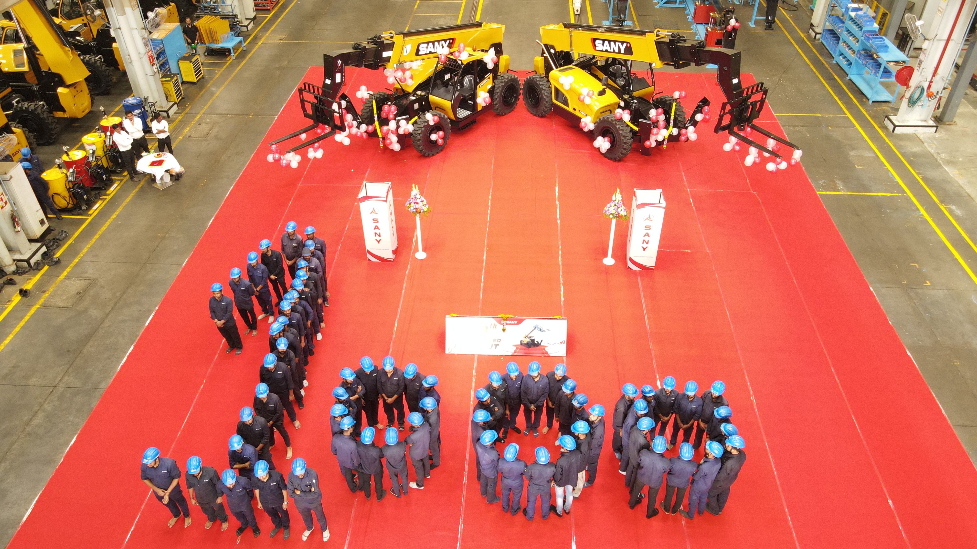 SANY India’s Significant Milestone Of Exporting 1,000 Telehandlers To US