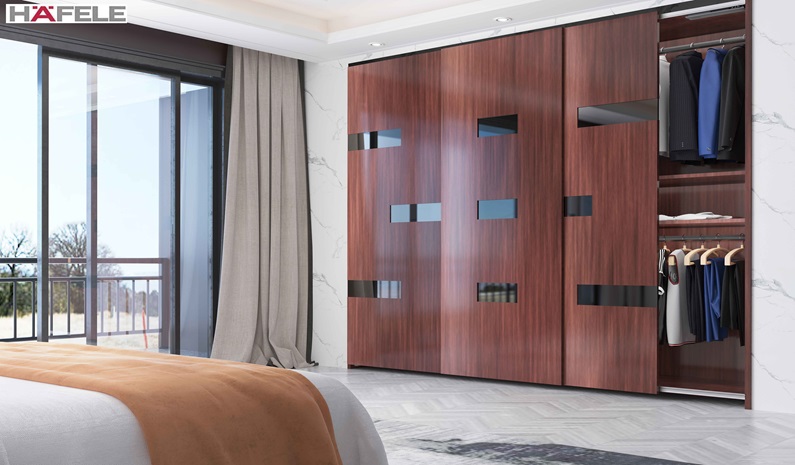 Hafele Introduces SLIDO F-Line42 50B Wardrobe Systems