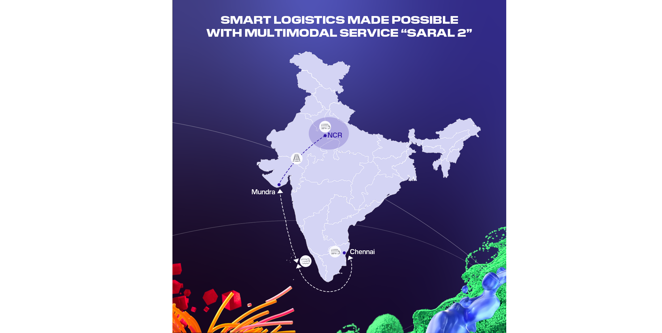 DP World’s Multimodal Service ‘SARAL-2’ Connects Chennai To Delhi-NCR