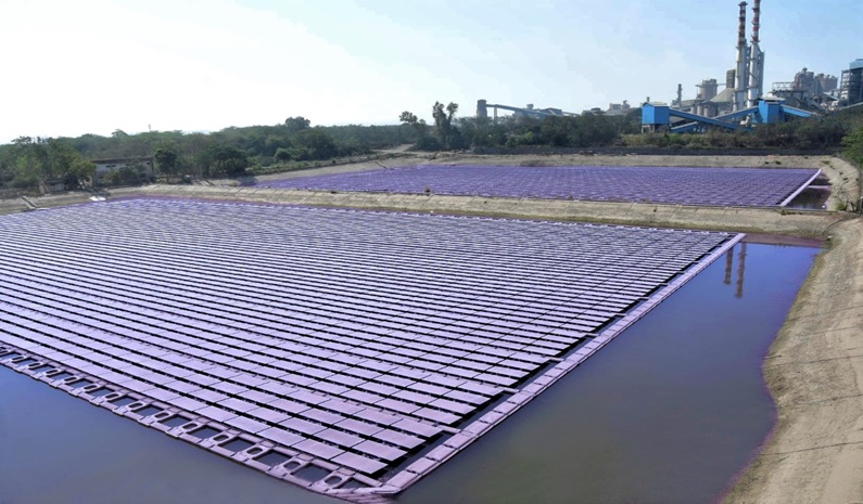 Ultratech Cement Limited Deploys Floating Solar Panels In Awarpur Unit