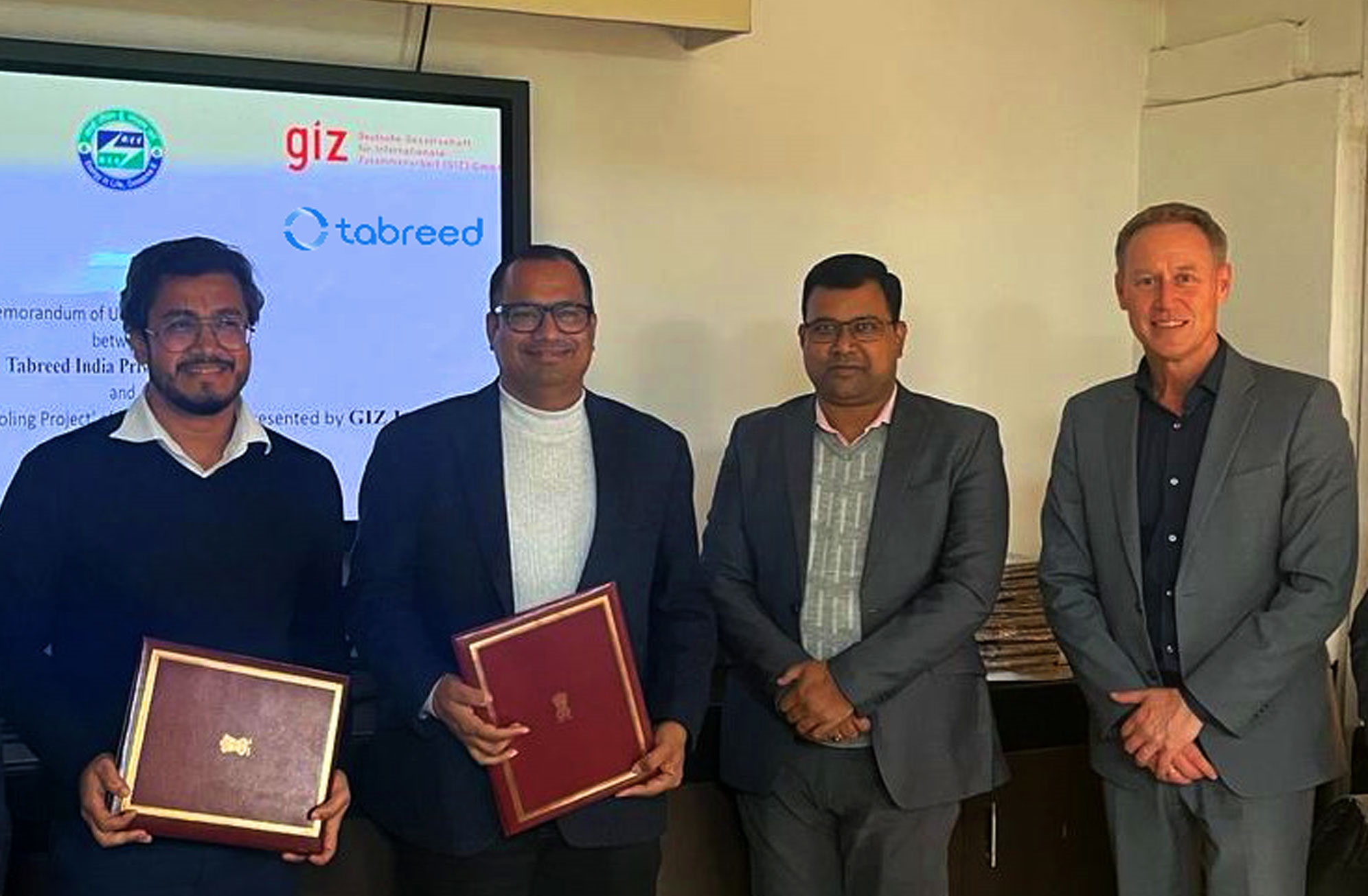 Tabreed- GIZ Partner For Energy-Efficient Cooling Programme In India