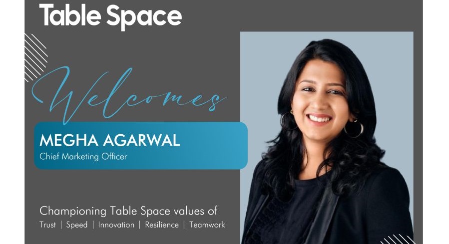 Megha Agarwal Appointed As Chief Marketing Officer For Table Space