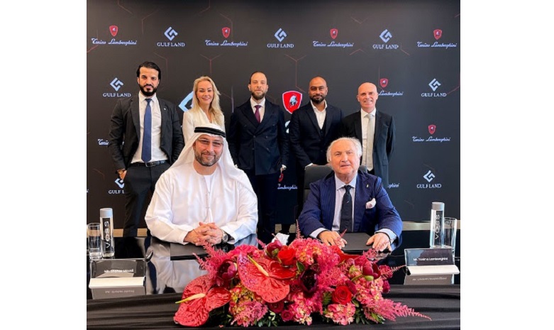 Gulf Land Property Developers Partner With Tonino Lamborghini Group