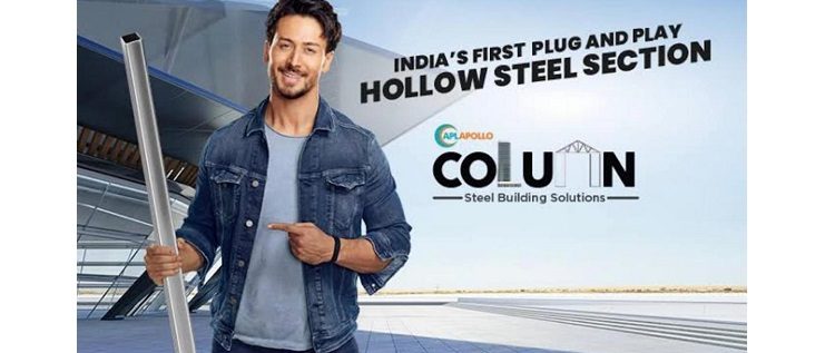 APL Apollo Tubes Ropes Actor Tiger Shroff as Brand Ambassador