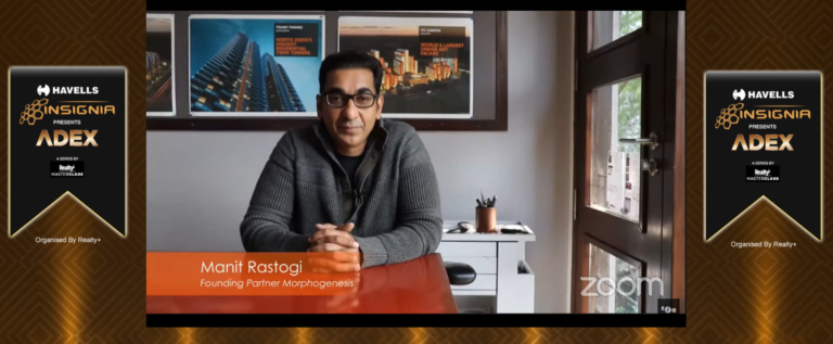 Ar. Manit Rastogi Explains Technology Applications in Design at Havells Insignia ADEX Talk Show