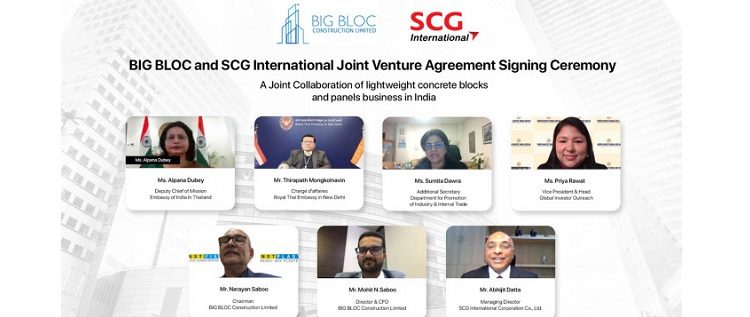 Big Bloc & SCG International India JV to Manufacture ALC Blocks & Panels