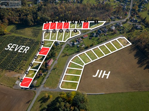 Prodej stavebního pozemku 915 m²