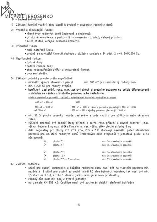 Prodej stavebního pozemku 896 m²